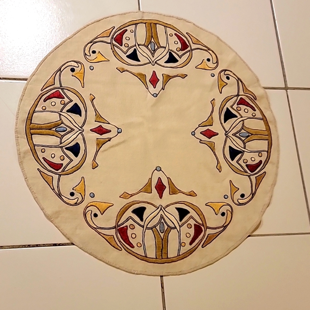 Vintage Art Deco Table Cover